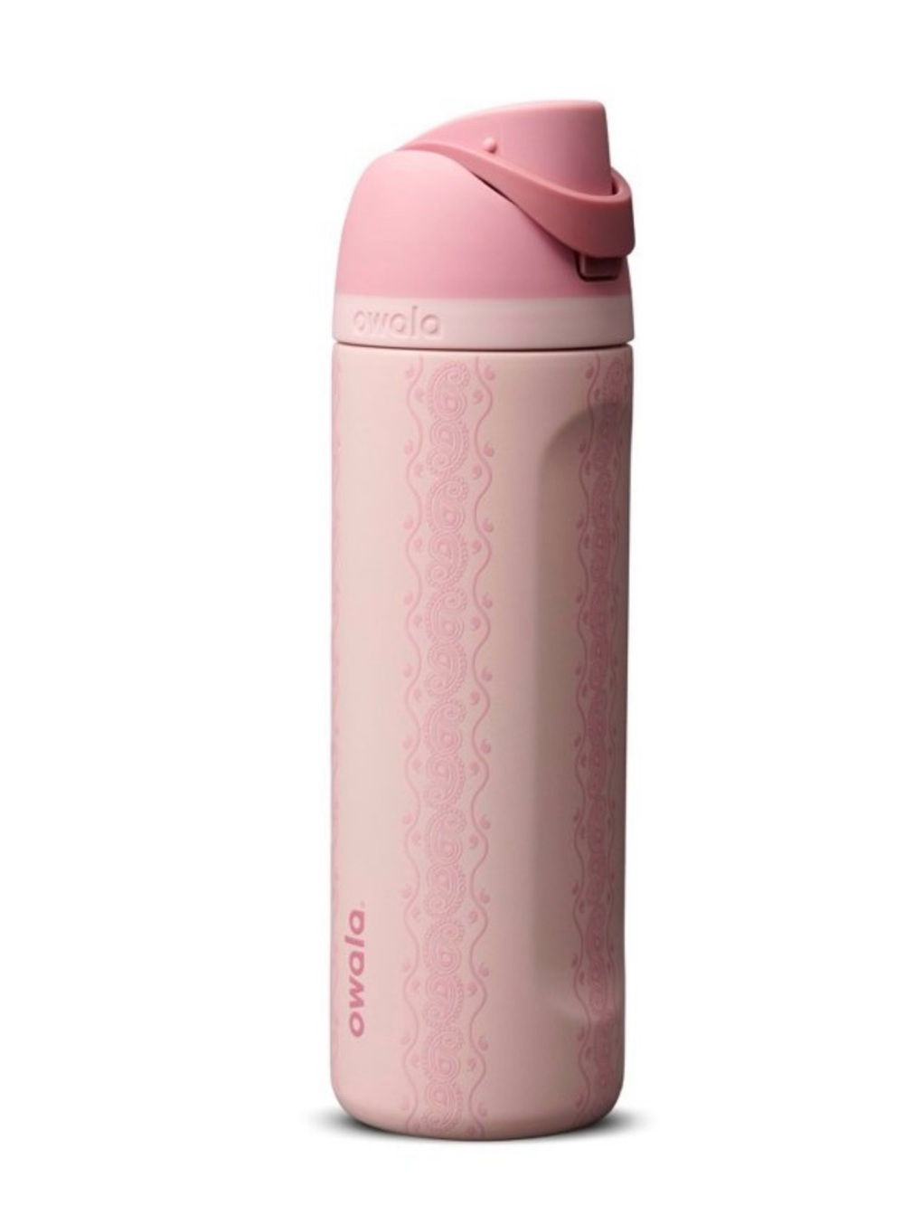 Owala Pink Bottle with Print